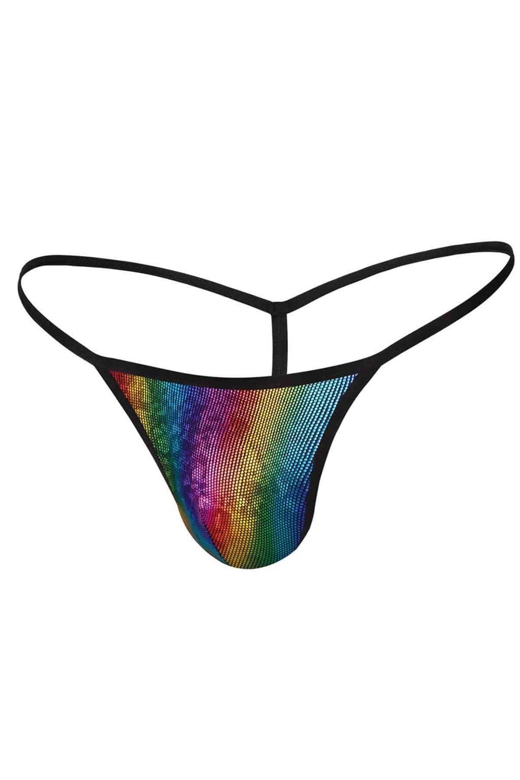 Polyamid Elastan Çok Renkli Parlak Tanga String Doreanse 1300 - Rainbow