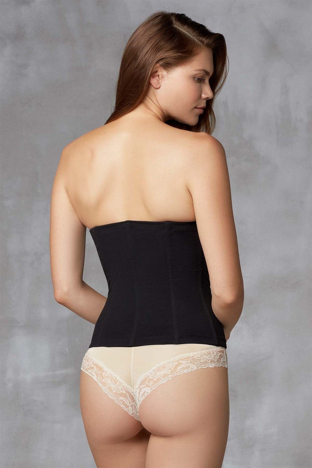 Pamuklu Yüksek Bel Korse Doreanse 5940 - Siyah