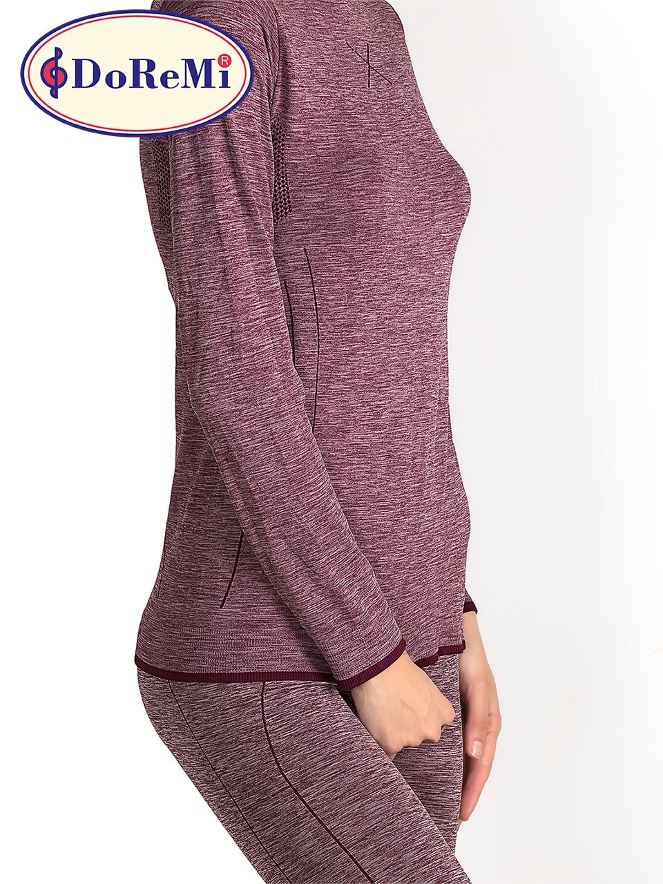 DoReMi Bayan Termal Sport & Home Wear - Bordo