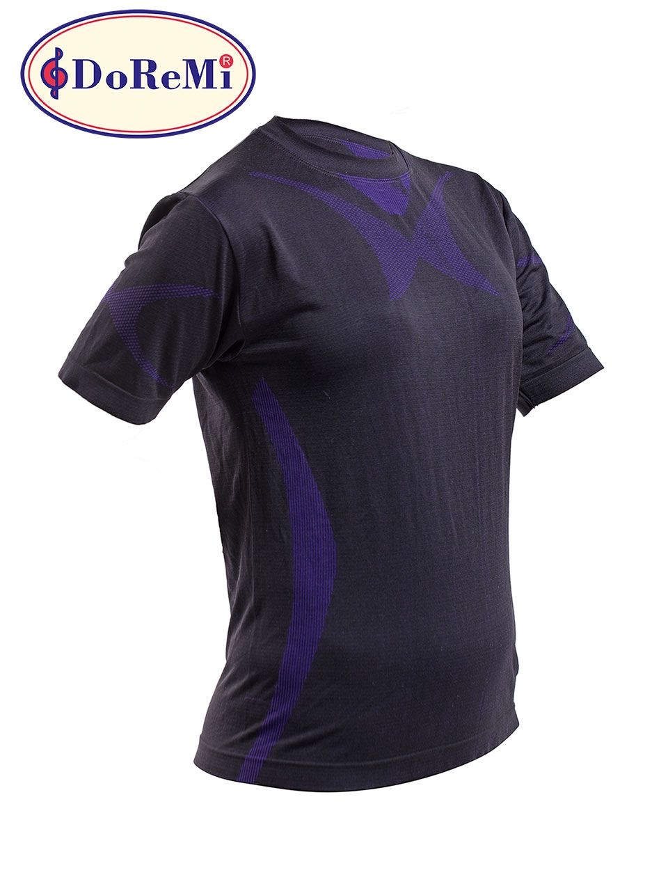 DoReMi Seamless Bayan Tişört - Siyah