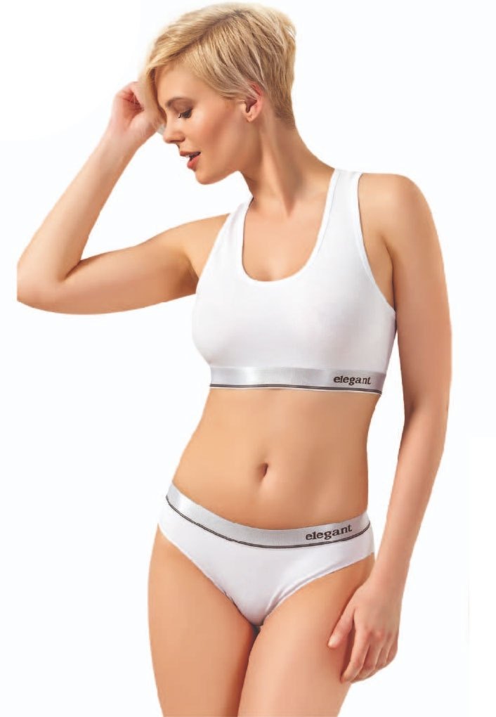 Modal Dikişsiz Spor Sütyeni Ve Bikini Külotlu Takım Öztaş 23003 - Beyaz