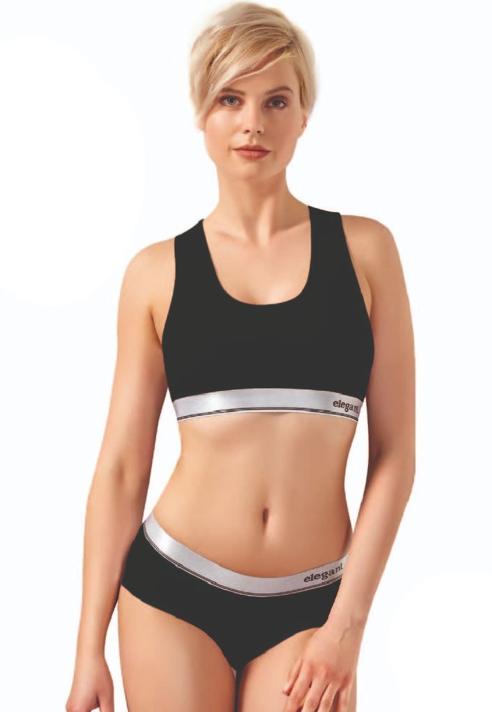 Öztaş Hafif Modal Siyah Spor Sütyen Takımı Öztaş 23002