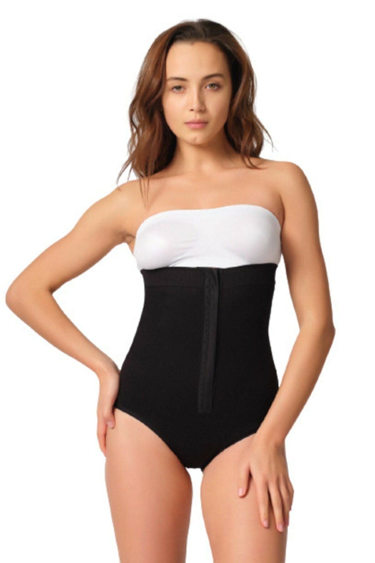 Bel Destekli Kompresyonlu Korse Emay 2088 - Siyah