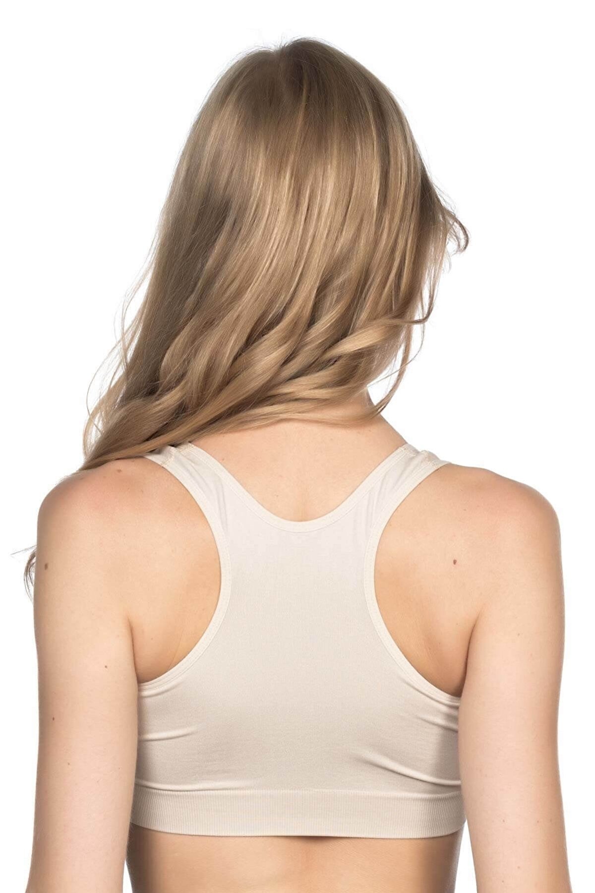 Dikişsiz Sporcu Büstiyer Emay 4001 - Ten