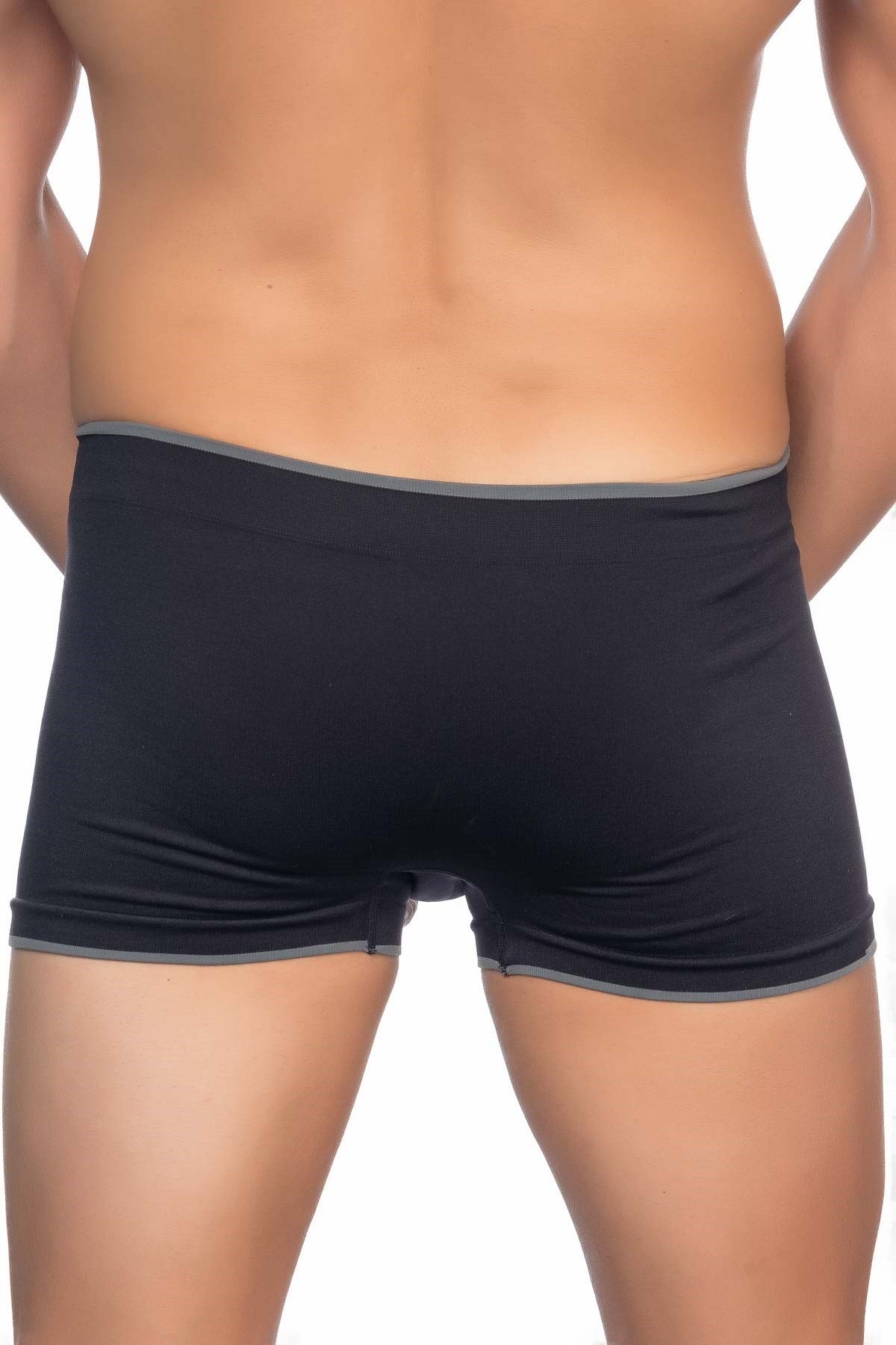 Esnek Bel Lastiği ve Modal Kumaşlı Boxer Emay 2103 - Siyah