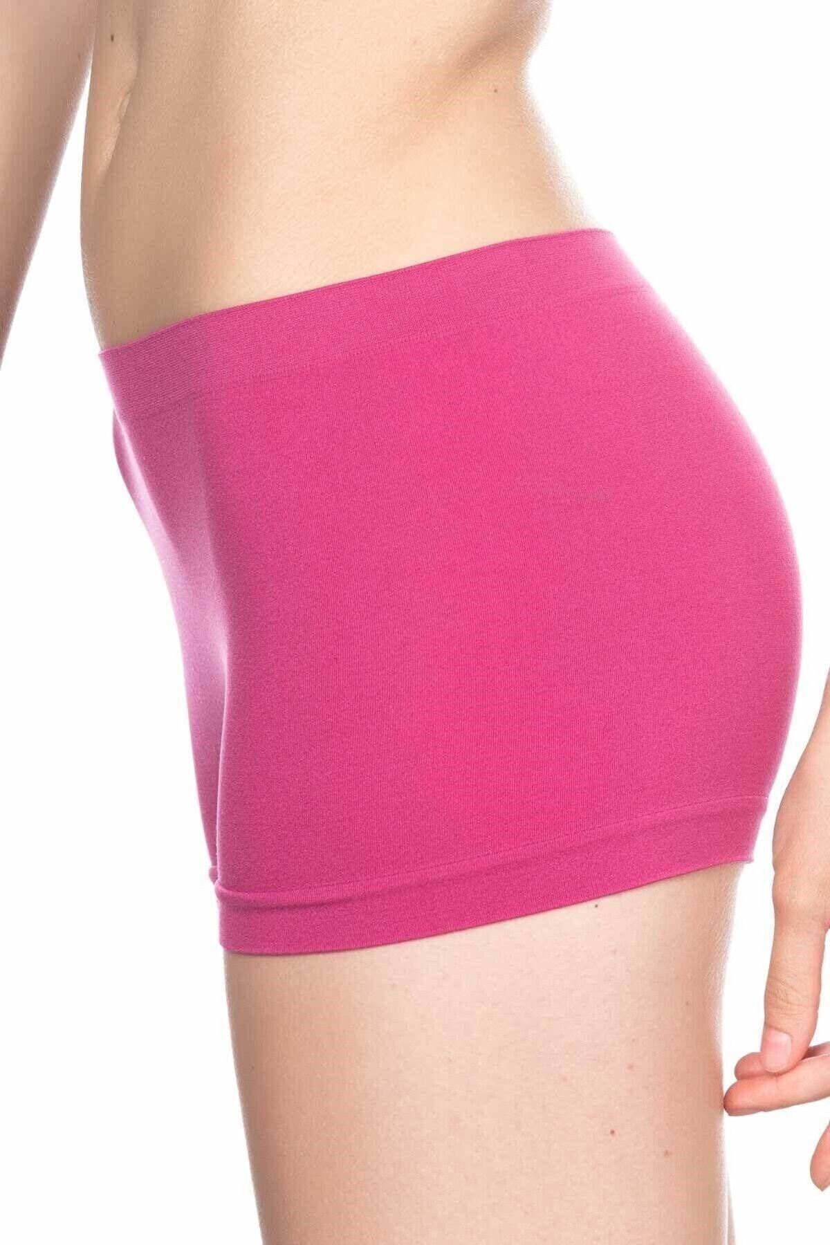 Dikişsiz Yapı ve Kompresyon Özellikli Boxer Korse Emay 3000 - Mor