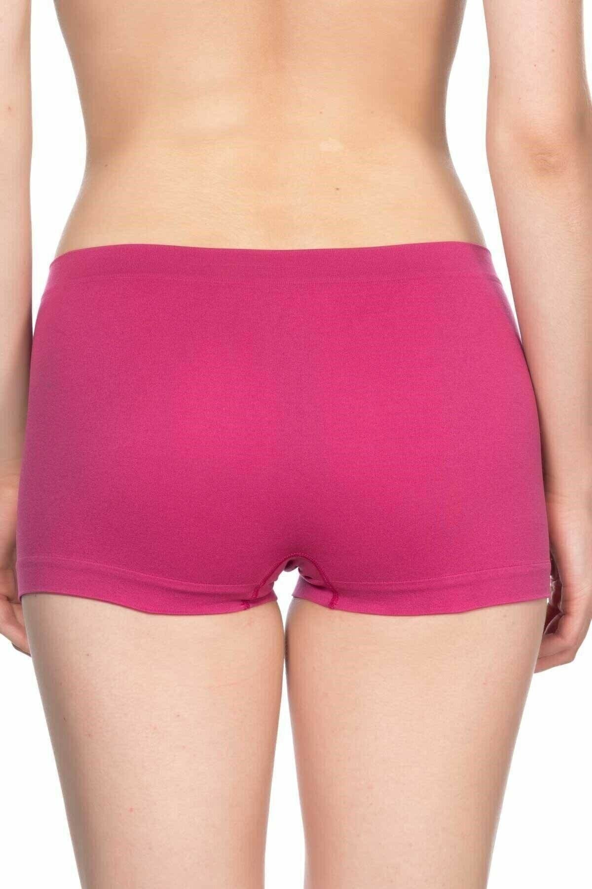 Dikişsiz Yapı ve Kompresyon Özellikli Boxer Korse Emay 3000 - Mor
