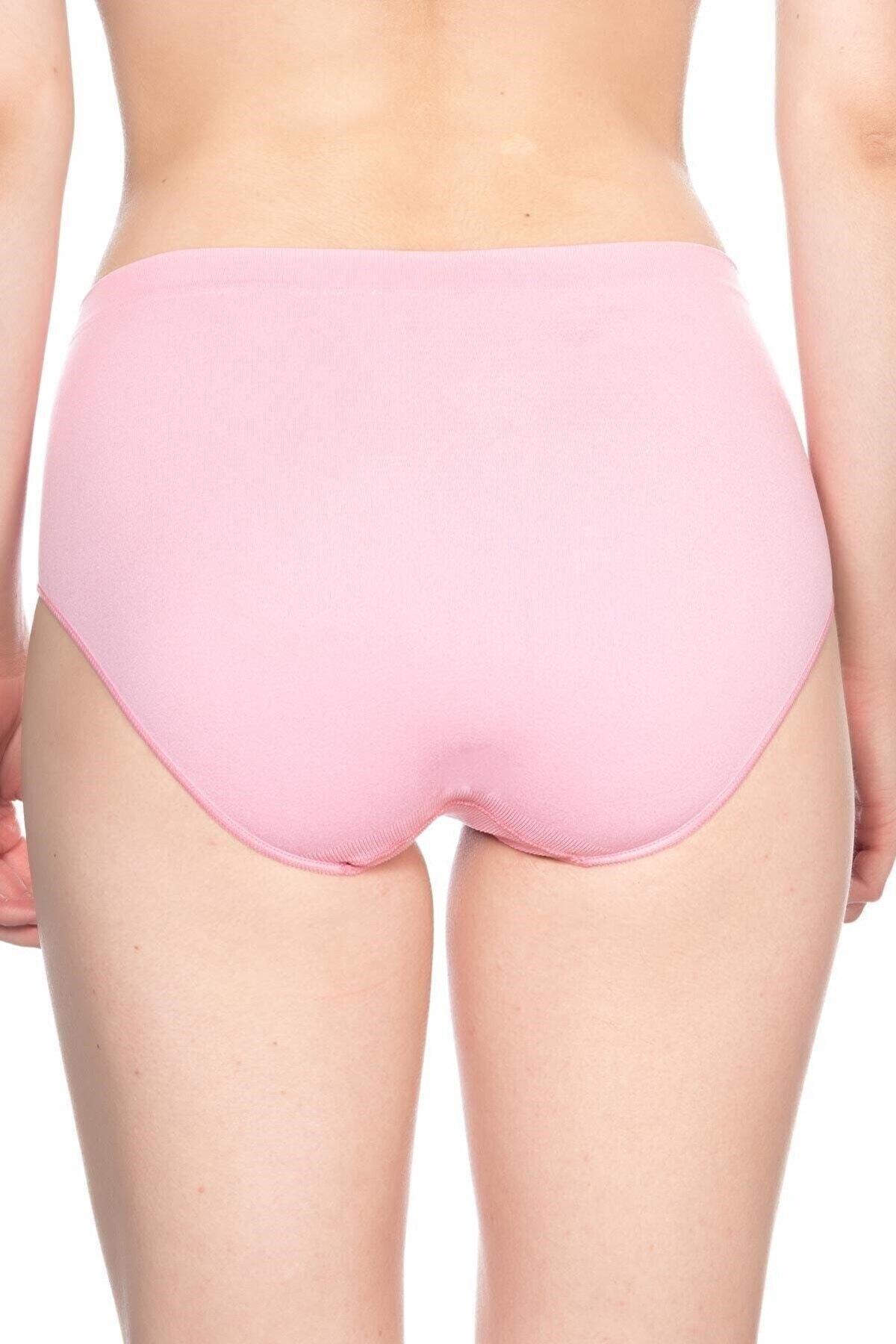 Dikişsiz Yüksek Bel Korse Poliamid Elastan Emay 3002 - Pembe