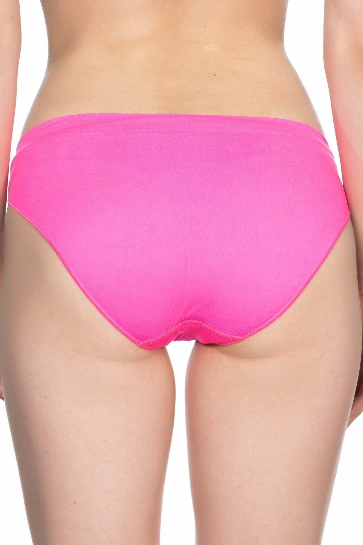 Dikişsiz Yüksek Bel Slip Korse Emay 3001 - Fuşya