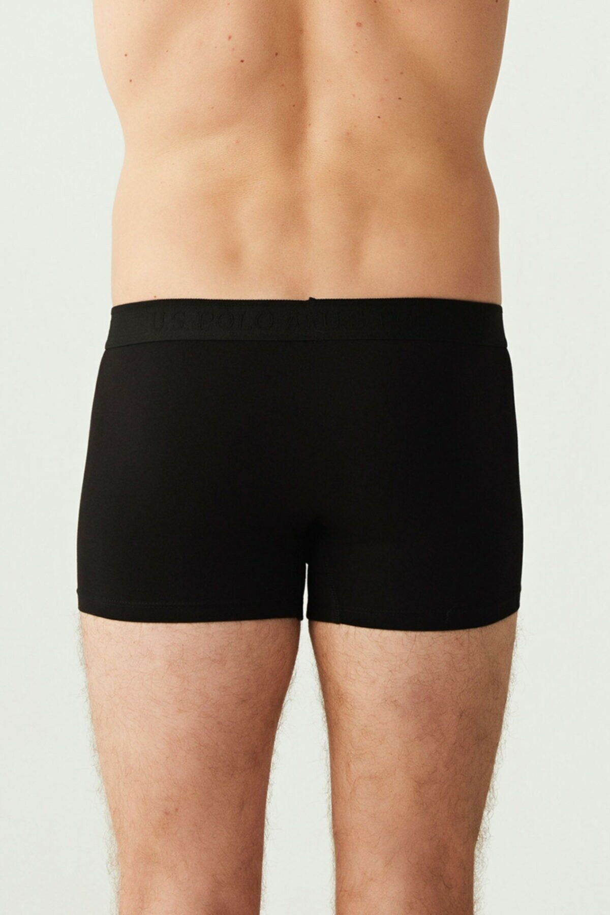 Pamuklu Modal Esnek Bel Boxer 3'lü Set Us. POLO Assn. 80173 - Siyah