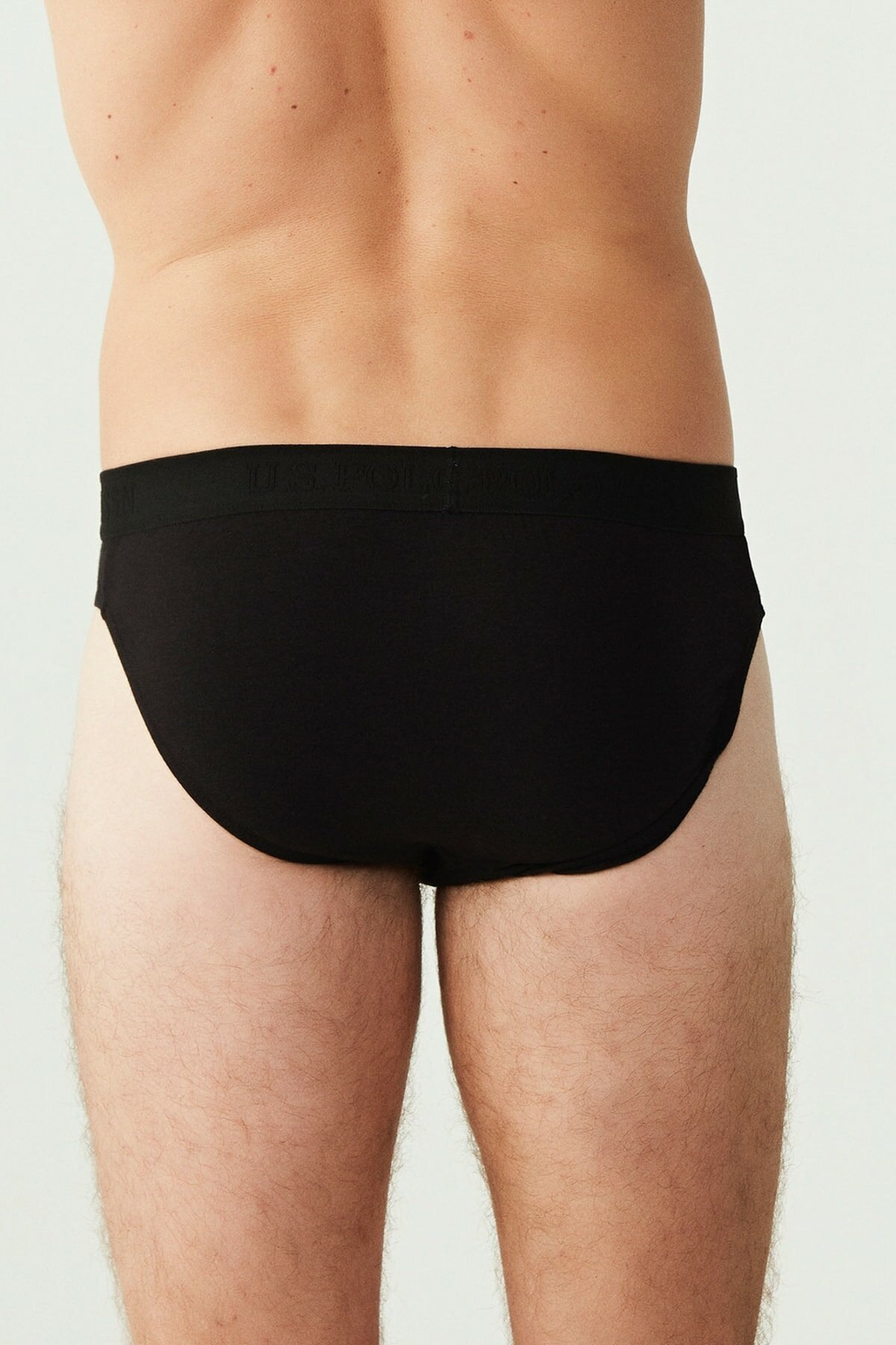 Pamuklu Elastik Kesim Erkek Slip Us. POLO Assn. 80177 - Siyah