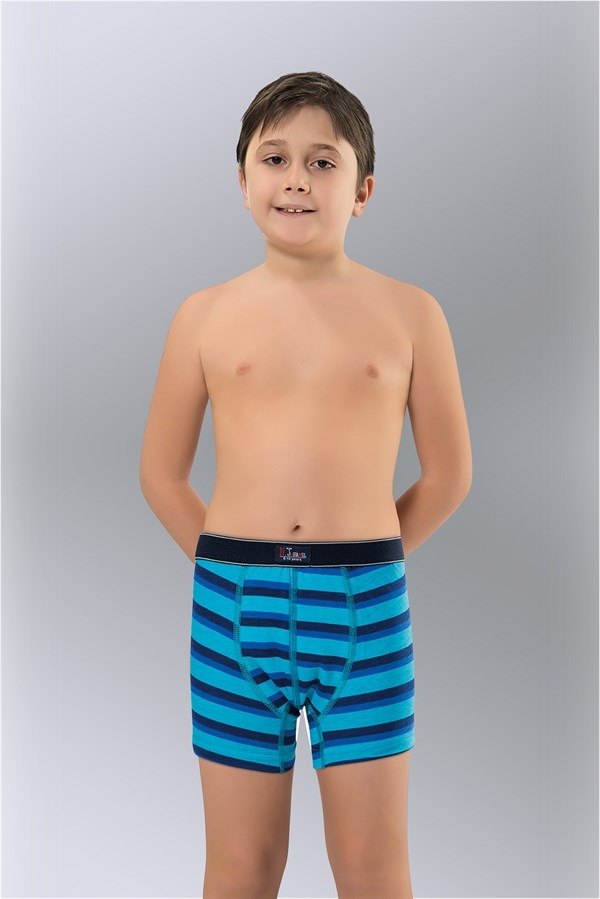 Namaldı Pamuklu Desenli Boxer Erkek Çocuk Namaldı 320 - Görsel 3