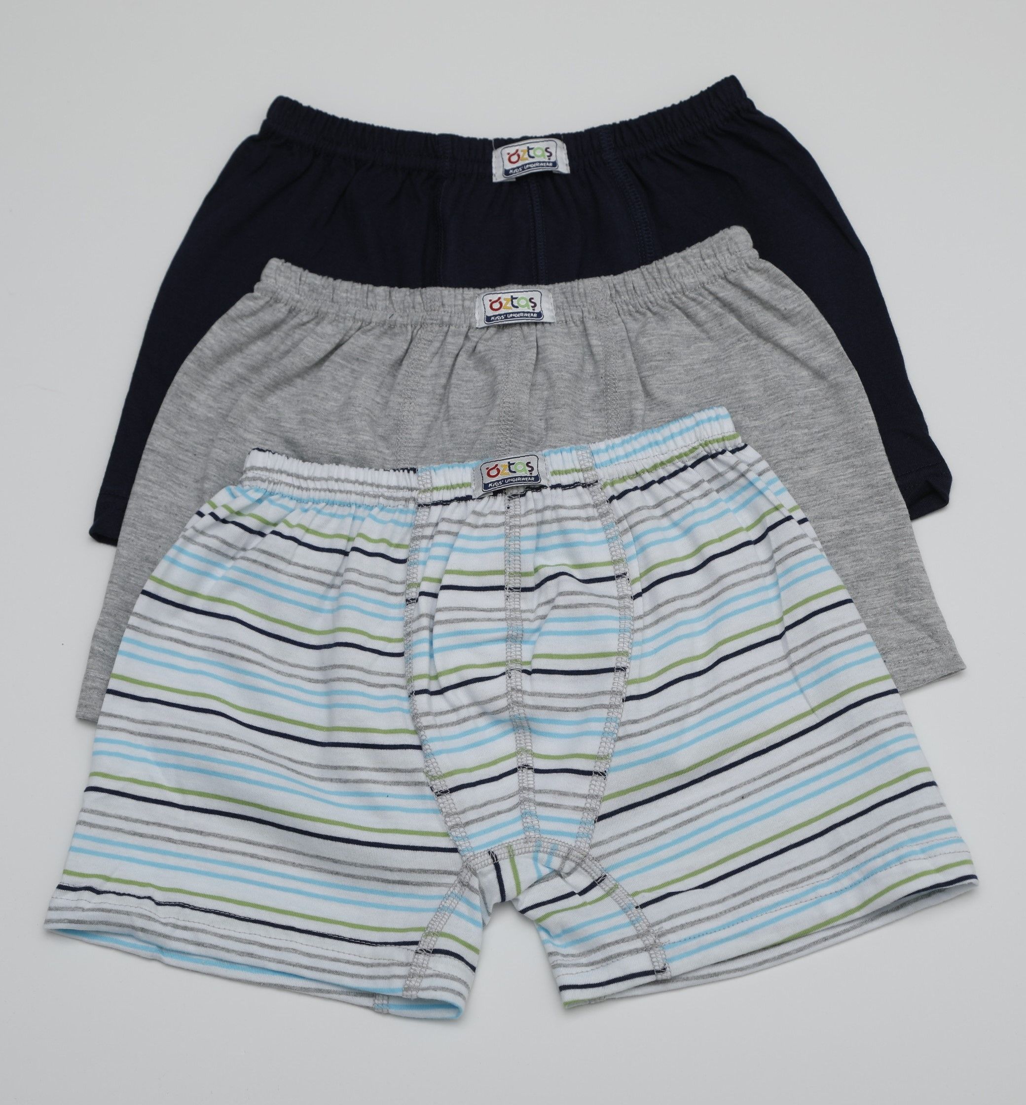 Yüksek Pamuklu Eğlenceli Baskılı Boxer Öztaş 3105 - Karışık