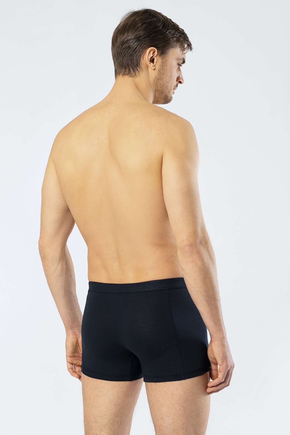 Likralı Esnek Bel Boxer Cacharel 1335 - Lacivert