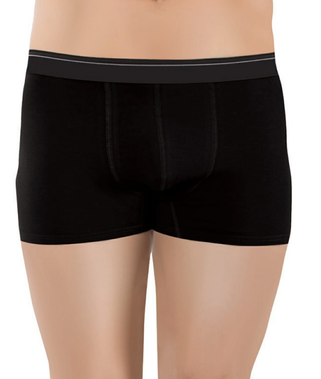 Pamuklu Esnek Bel Boxer Öztaş 1718 - Siyah