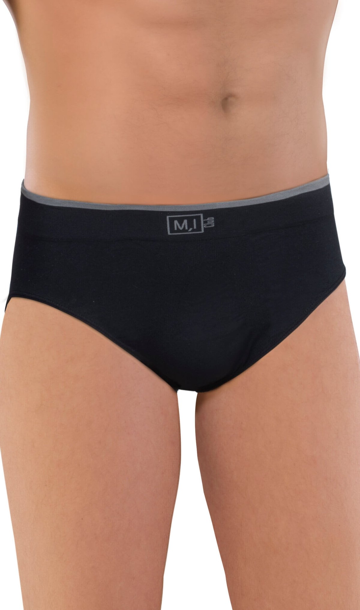 Pamuklu Lastikli Erkek Slip Emay 2109 - Siyah