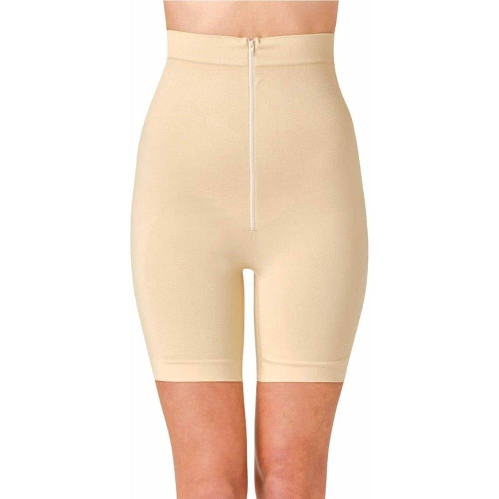 Fermuarlı Toparlayıcı Korse Siyah Form Angel 5523 - Ten