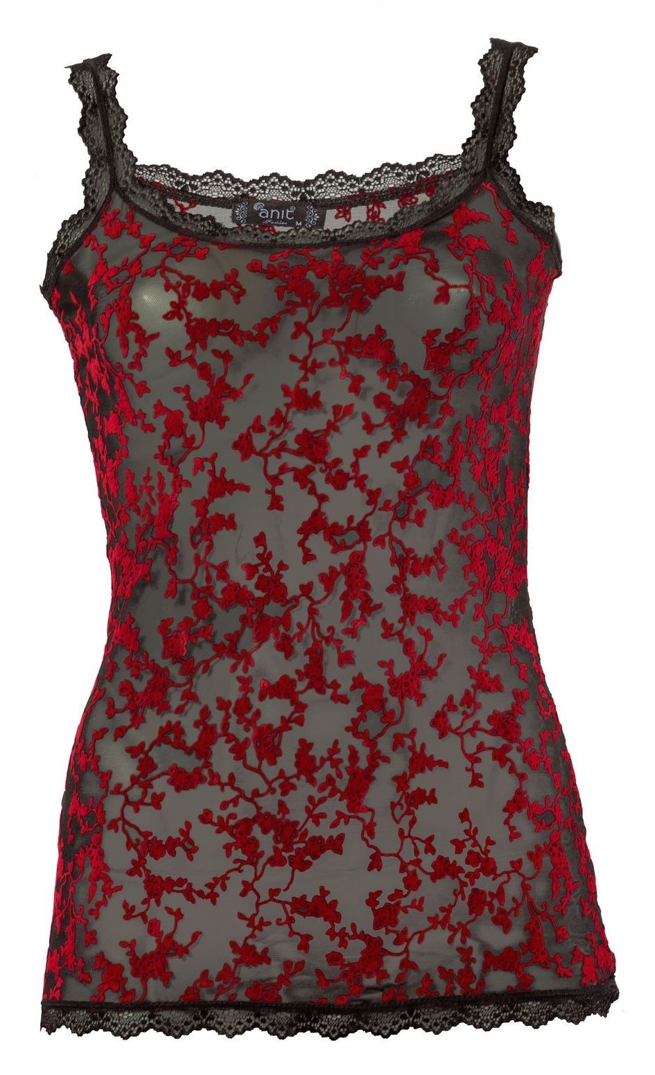 Flok Desenli Pamuklu Atlet Kadın Anıt 2858 - N.Çiçeği