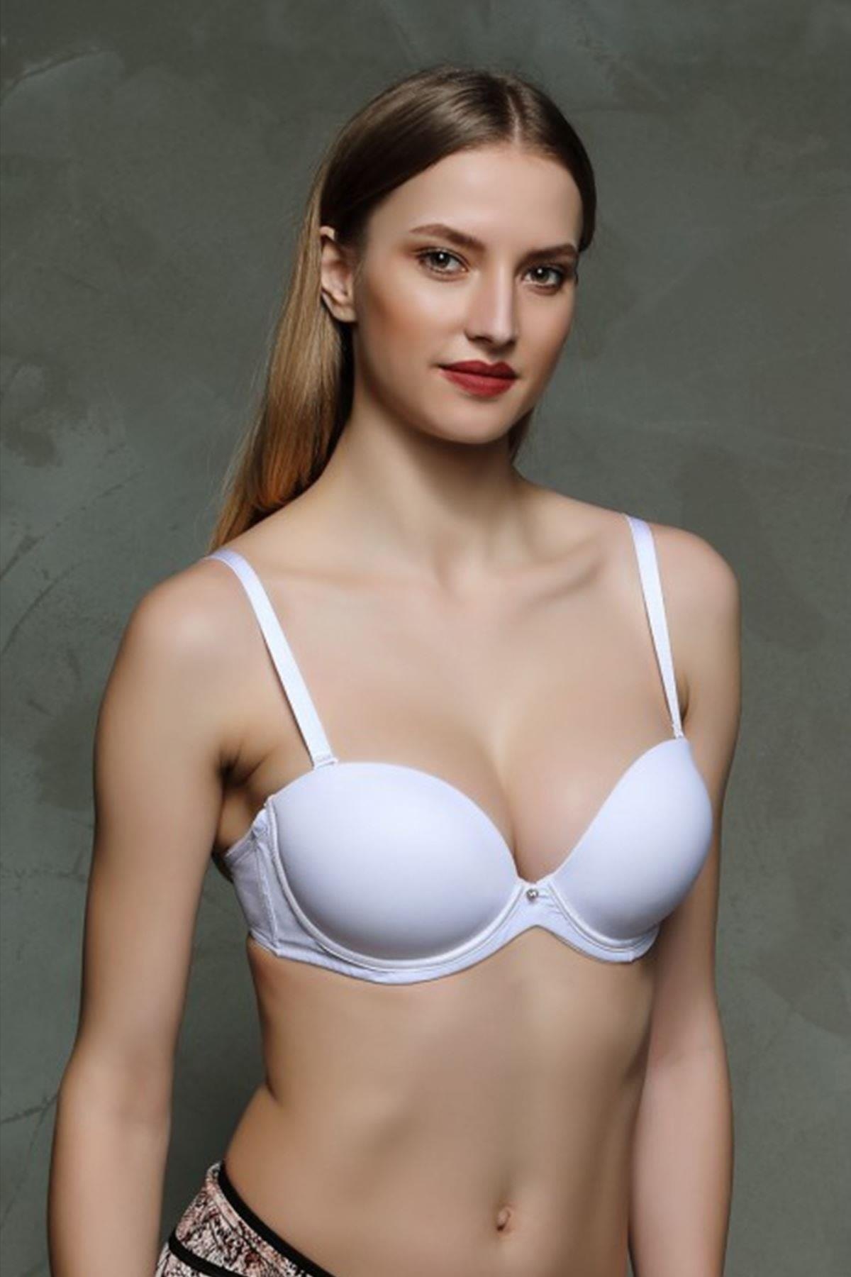 Balenli Full Dolgulu Sütyen Moonlight 111 - Beyaz