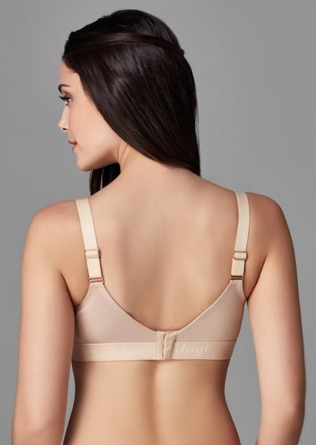 Pamuklu Astar ve Tek Elle Açılan Klips Emzirme Sütyeni Eros 500 - Ten