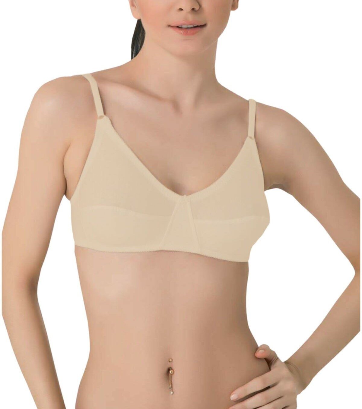 Tam Kap Destekli Sütyen İMER 1000 - Ten