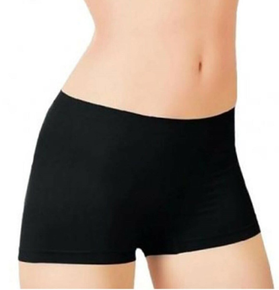 Modal Likralı Uzun Paça Kadın Boxer İMER 1100 - Siyah