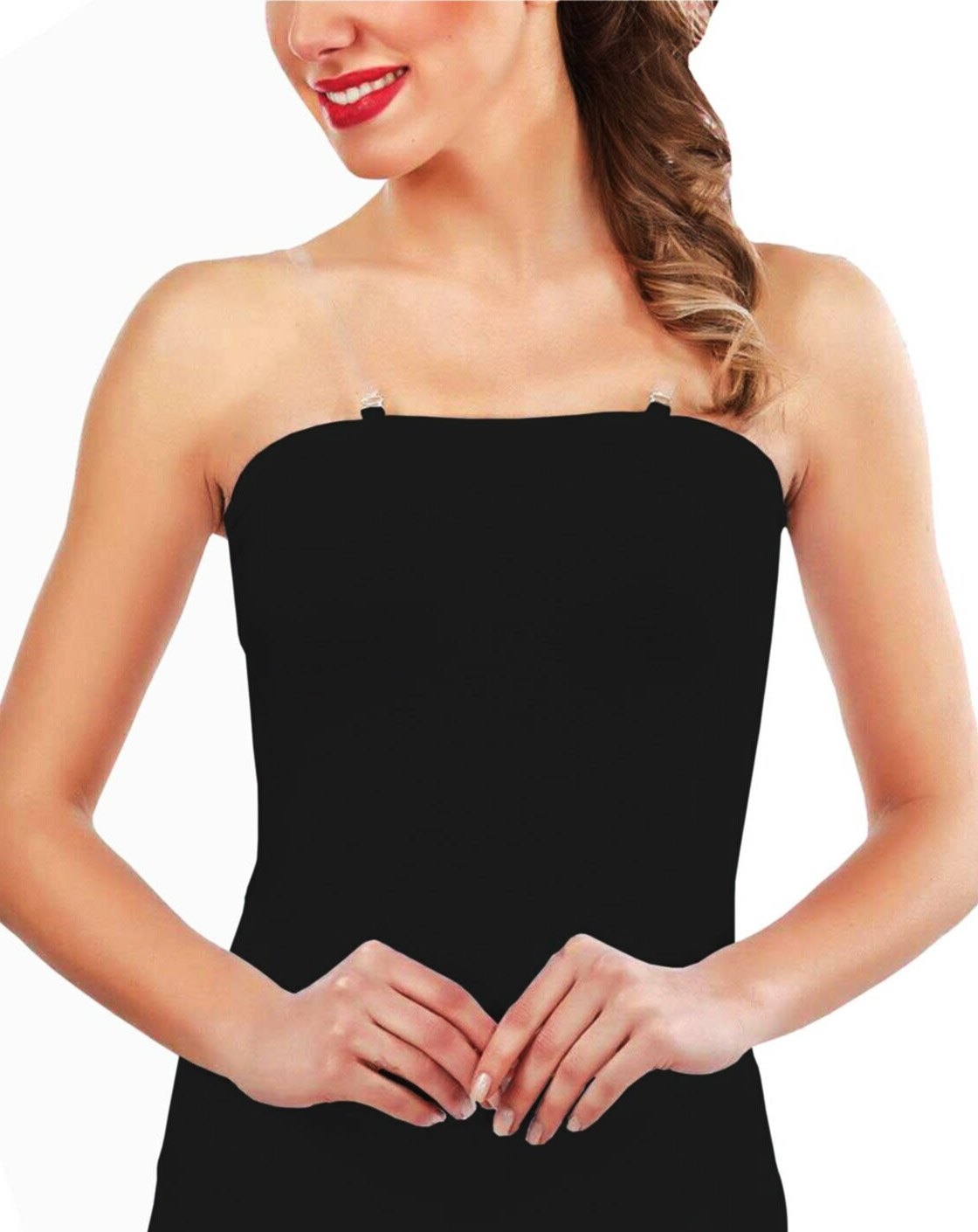 Pamuklu Dikişsiz Uzun Atlet İMER 1282 - Siyah