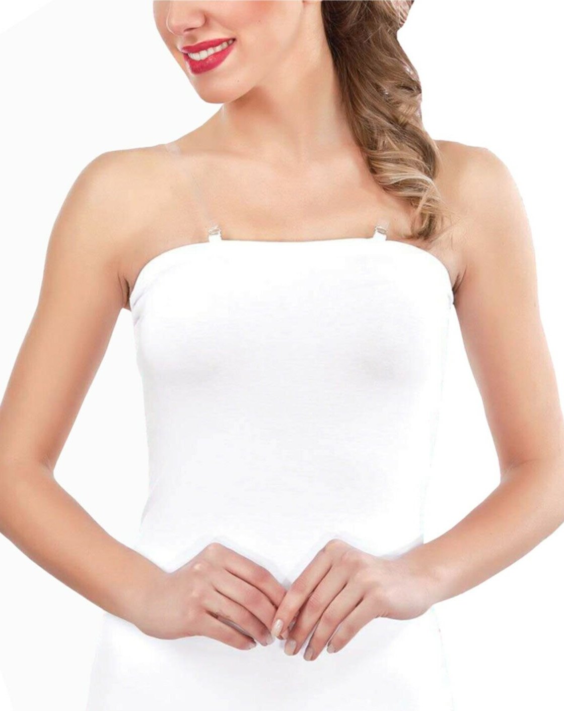 Pamuklu Dikişsiz Uzun Atlet İMER 1282 - Beyaz