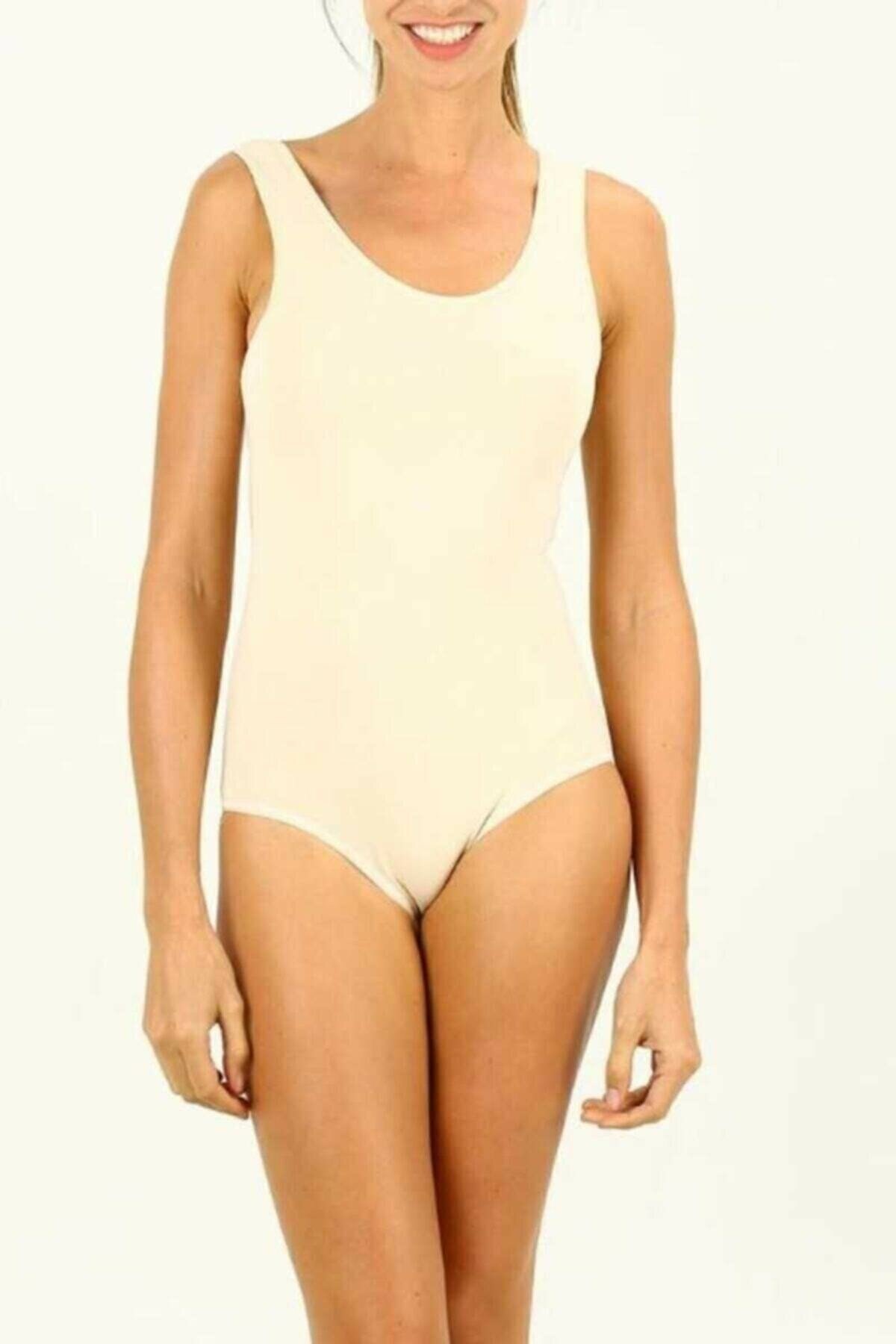 Modal Esnek Çıtçıtlı Body İMER 9252 - Ten