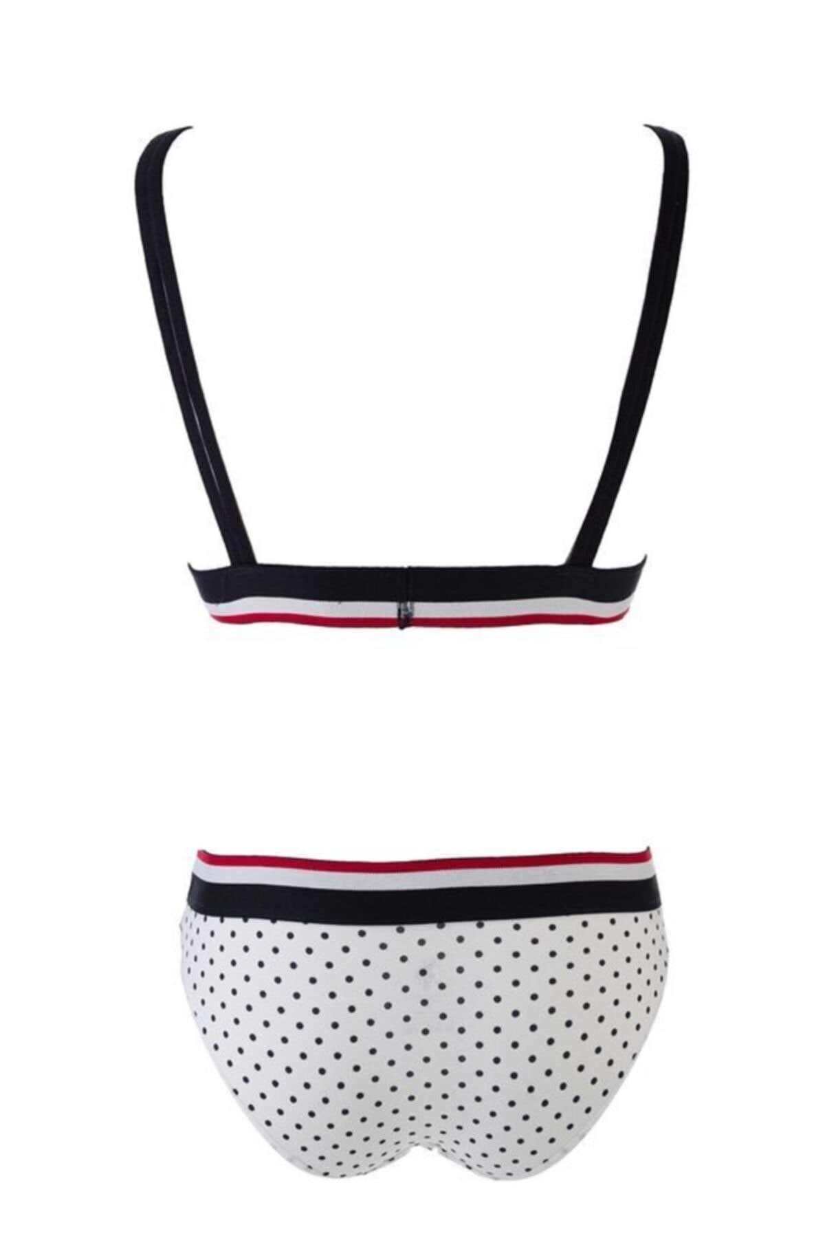 Balenli Dantel Detaylı Kadın Büstiyer Sütyen Takım Us. POLO Assn. 66253 - Lacivert