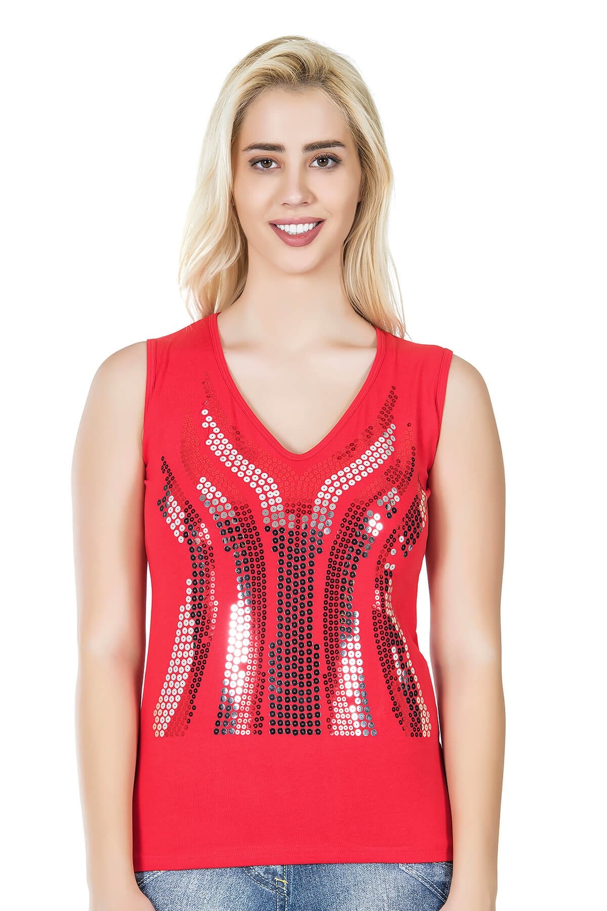 Esnek Tek Parça Body Kadın Derya 270 - Kırmızı