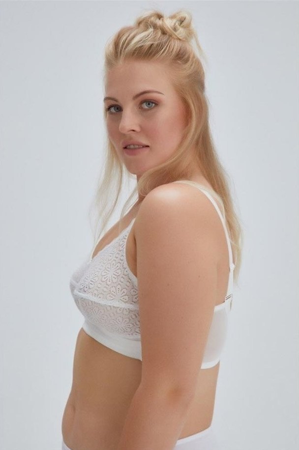 Tam Kap Yan Kemikli Toparlayıcı Sütyen Eros 320 - Ekru