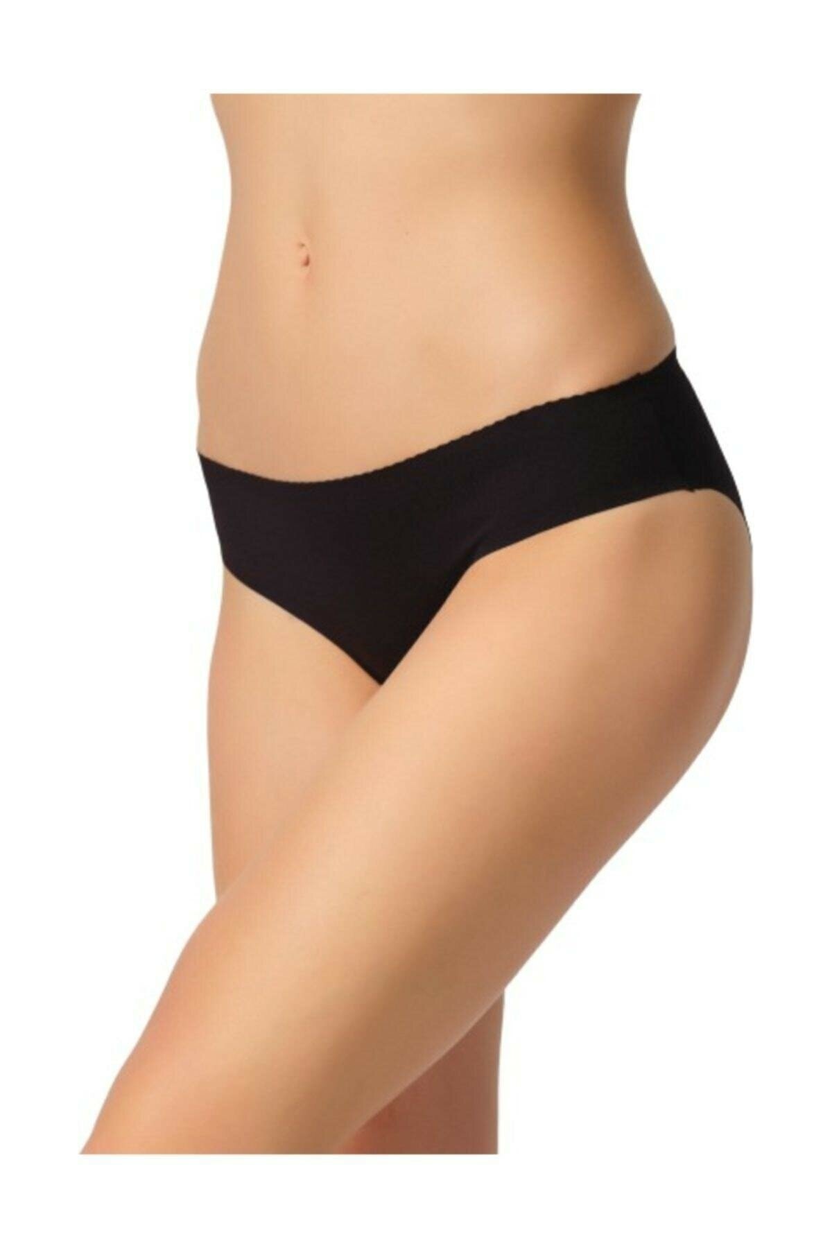 Lazer Kesim Düşük Bel Korse Siyah Emay 2701 - Siyah