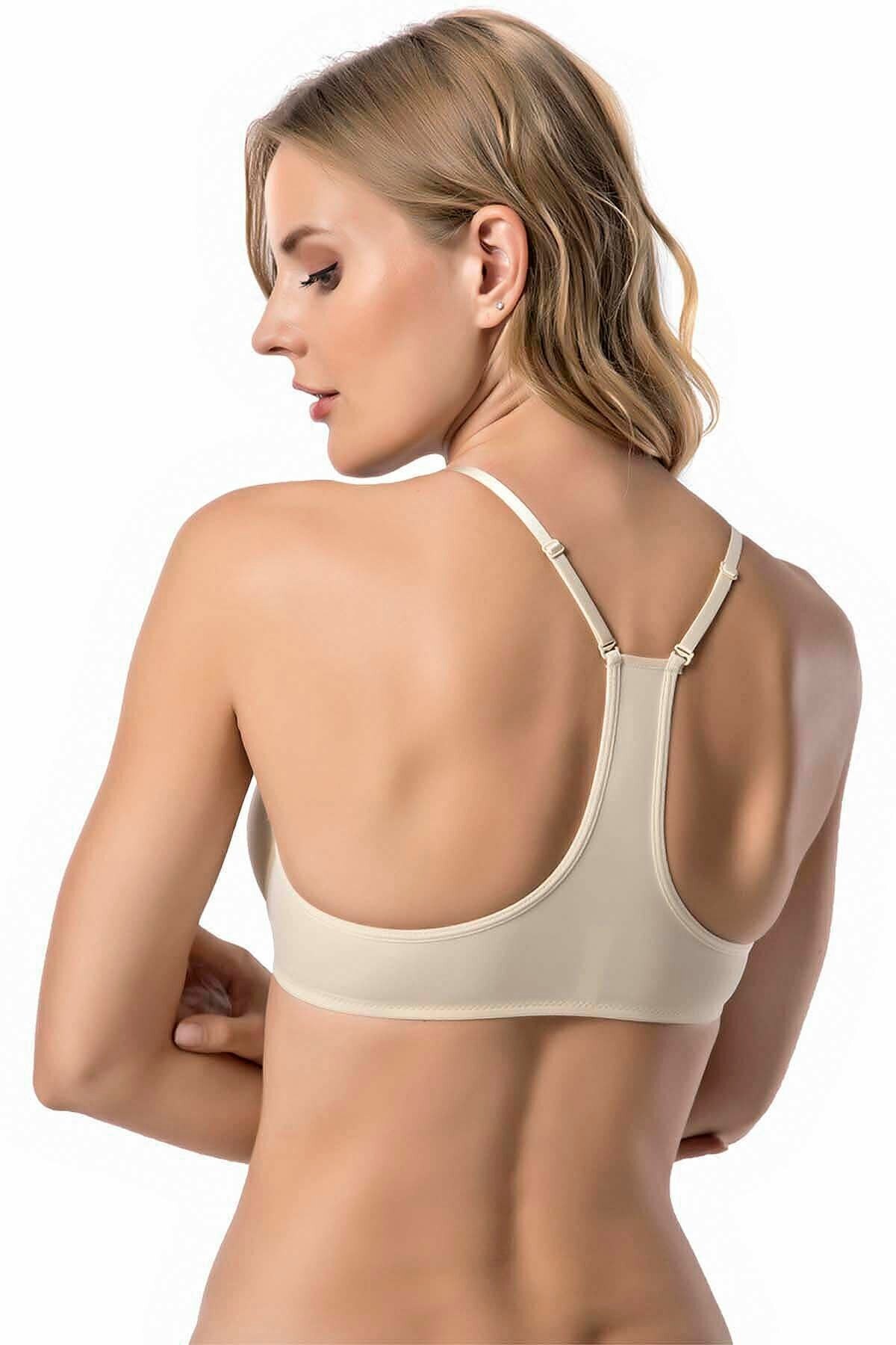 Le Jardin Dantel Detaylı Önden Açılabilen Klipsli Sporcu Sütyeni Le Jardin 7037 - Görsel 3