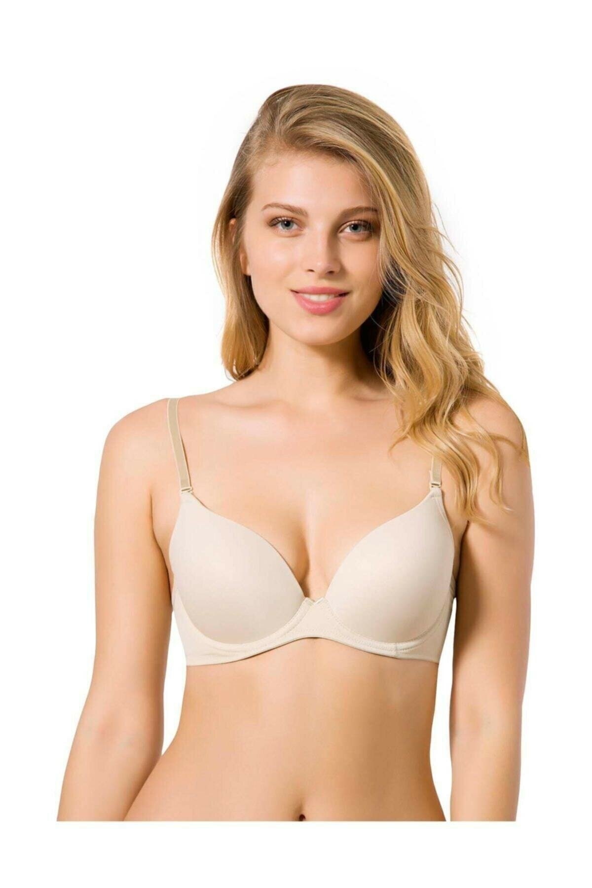 Dantelli Şeffaf Sütyen Le Jardin 7010 - Ten