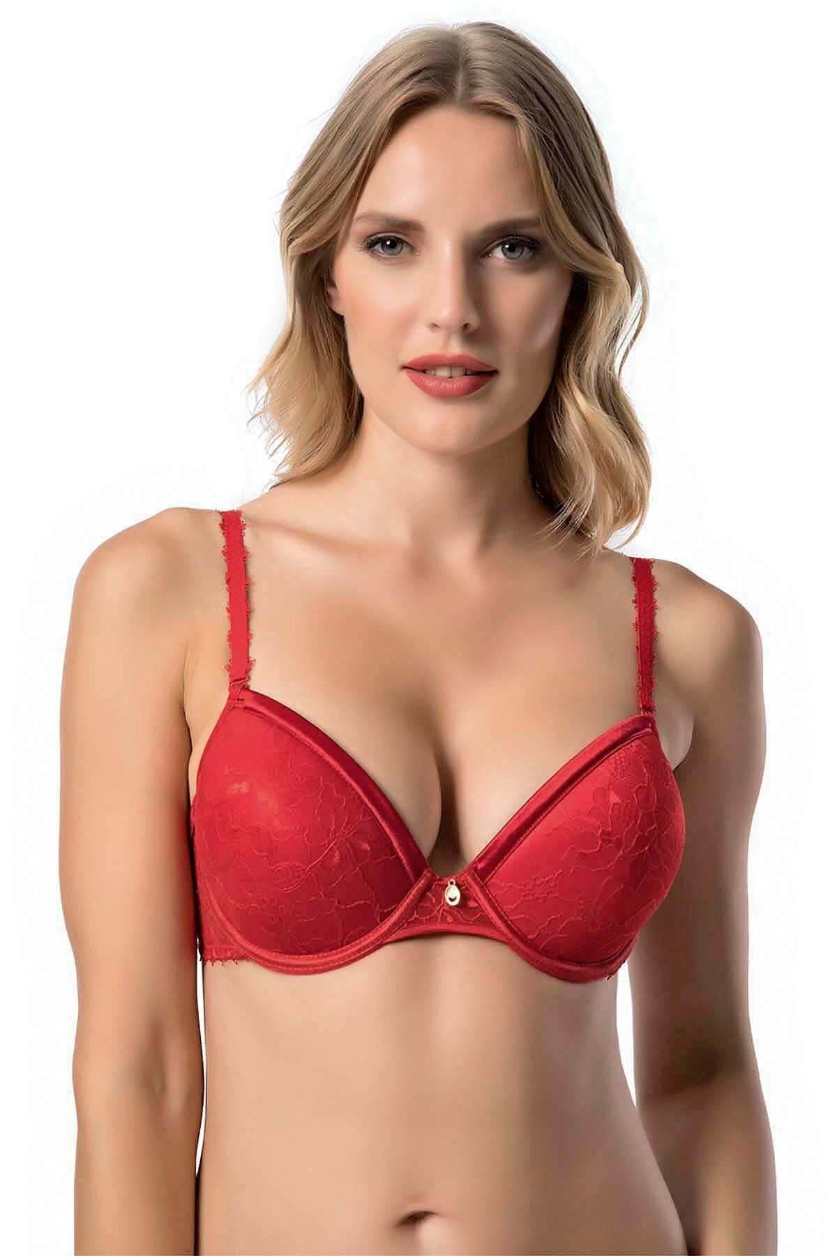 Le Jardin Destekli Dantelli Yarım Kap Sütyen Le Jardin 7003 - Görsel 6