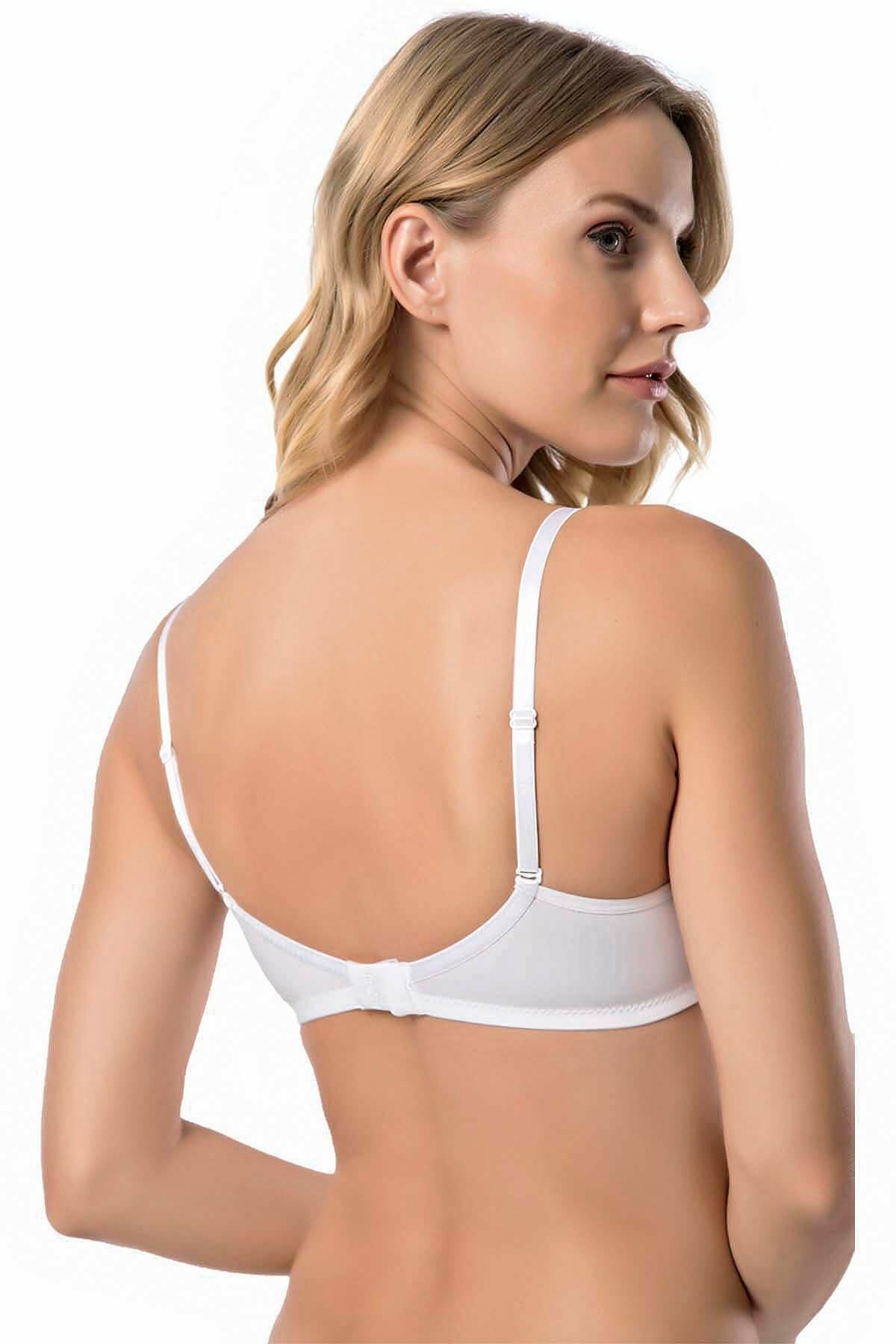 Full Cup Taşlı Büyük Beden Sütyen Le Jardin 9405 - Ekru
