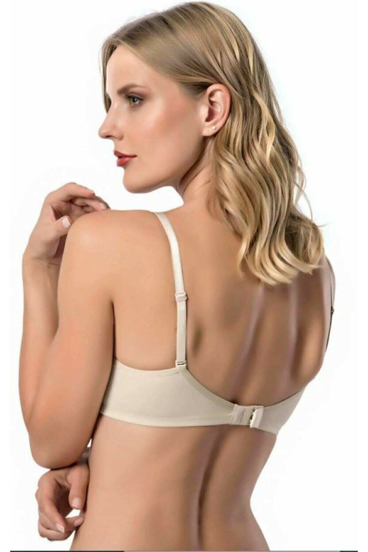 Dantel Detaylı Soft Cup Push Up Sütyen Le Jardin 9400 - Ten