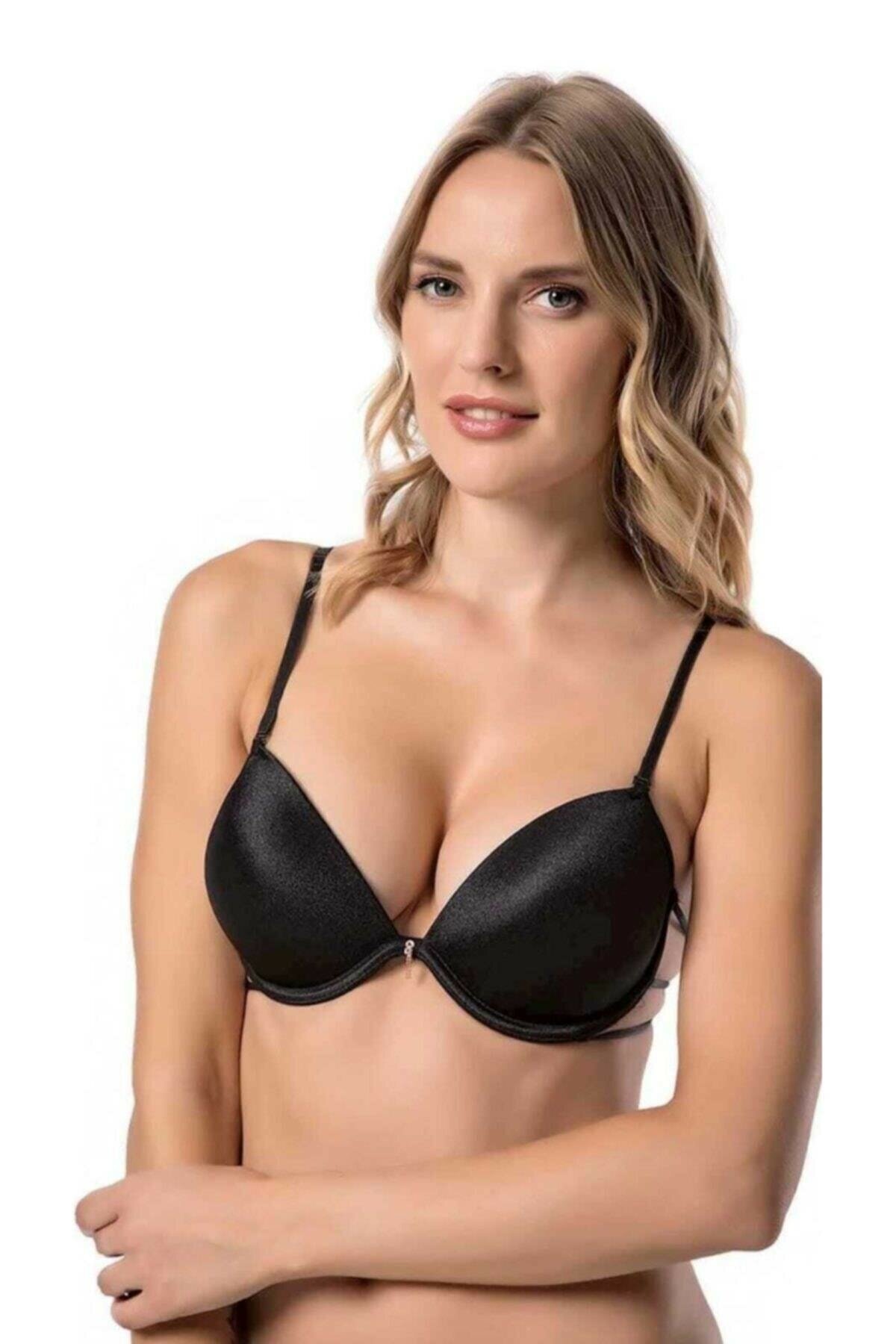 Biyeli Taşlı Micro Sütyen Le Jardin 7007 - Siyah