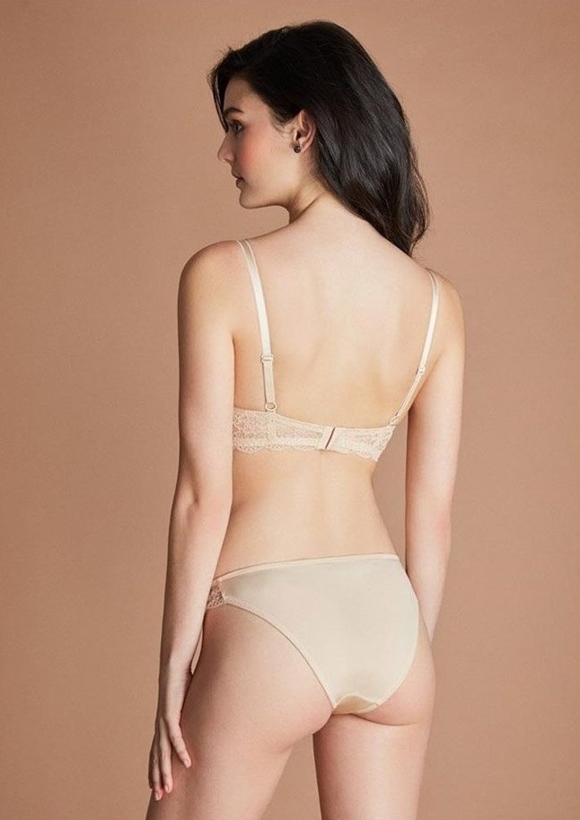 Yarı Push-up Sütyen ve Bikini Külot Takımı Eros 812 - Ten