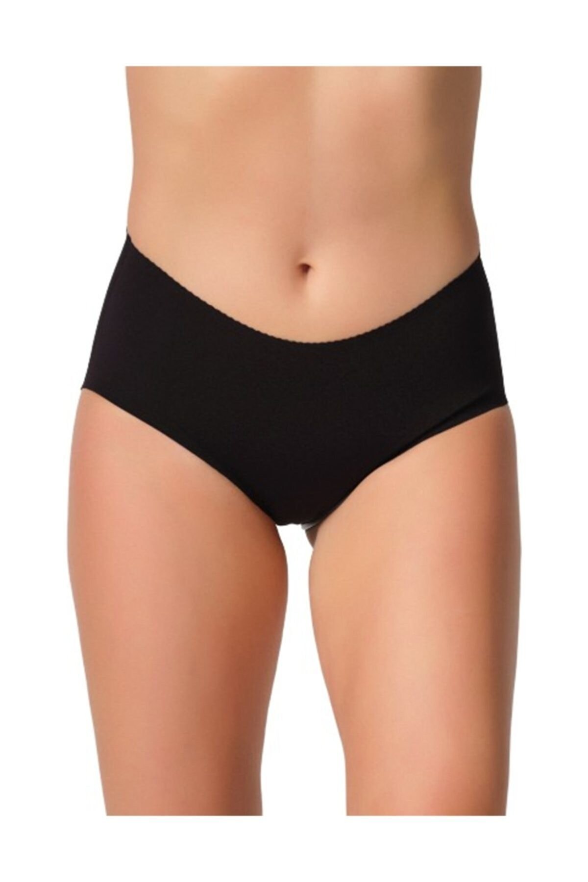 Dikişsiz Yüksek Bel Korse Emay 2702 - Siyah