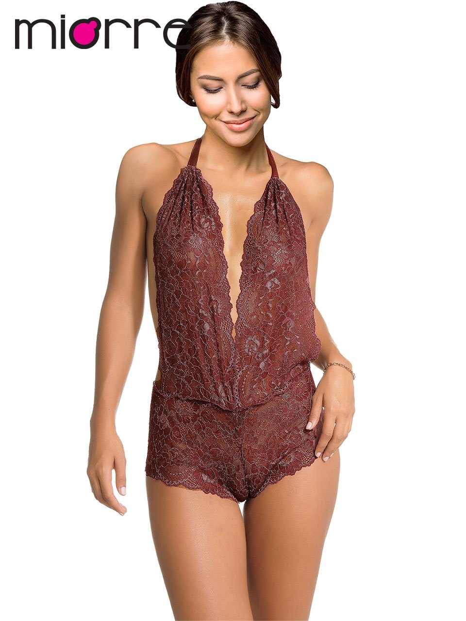 Miorre Göğüs Dekolteli Miorre Dantel Babydoll - Görsel 6