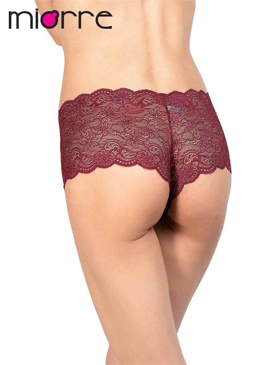 Miorre Bordo Dantel Hipster Külot - Bordo