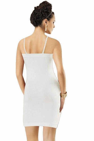 Tam Boy Silikonlu Kombinezon Korse Miss Modinn 1150 - Beyaz