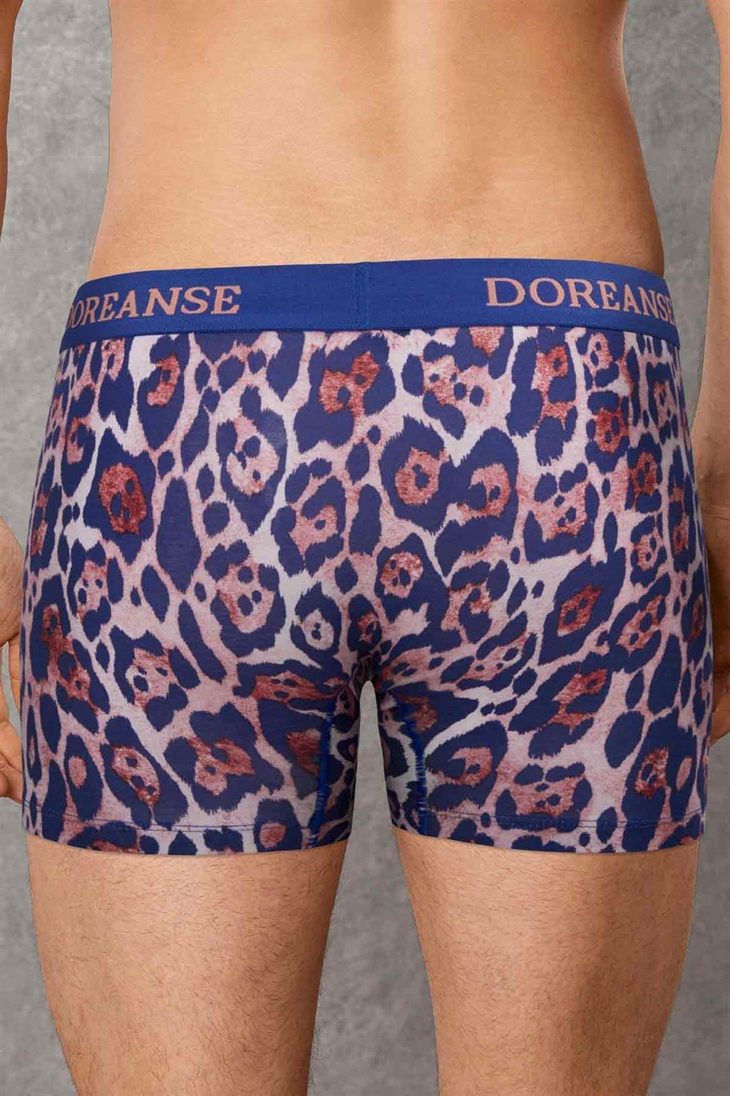 Modal Leopink Baskılı Normal Paça Boxer Doreanse 1801 - Leopink