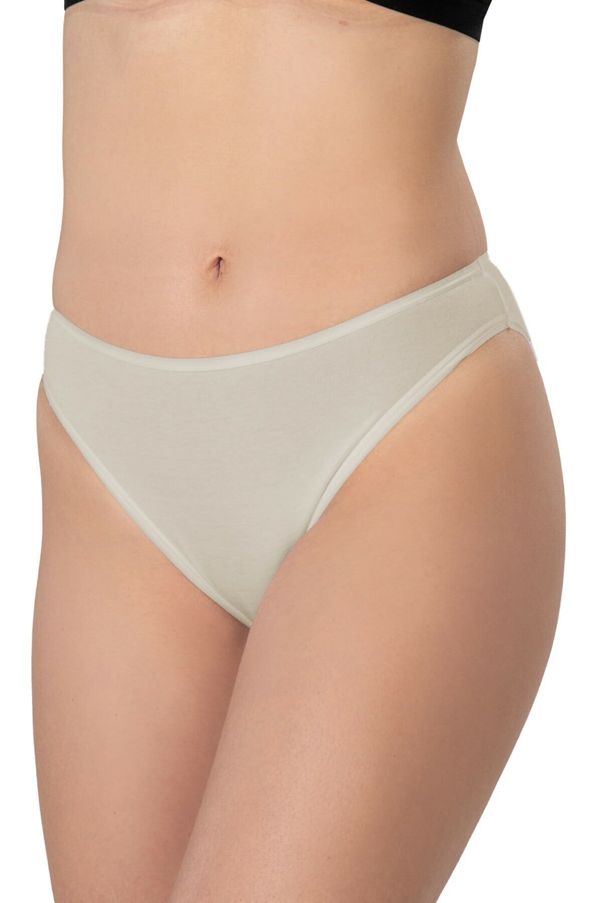 Yüksek Bel Pamuklu Slip Külot Emay 1441 - Ten