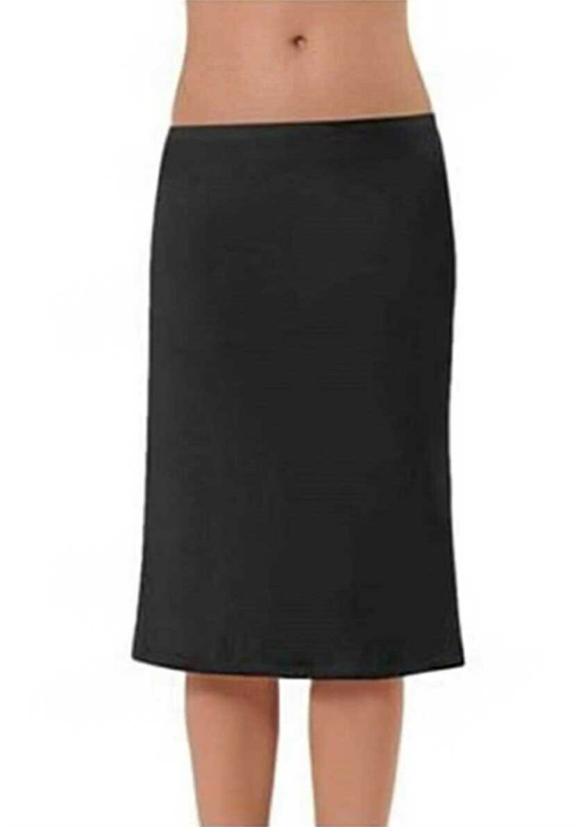 Modal Dizaltı Jüpon Kadın İMER 5004 - Siyah