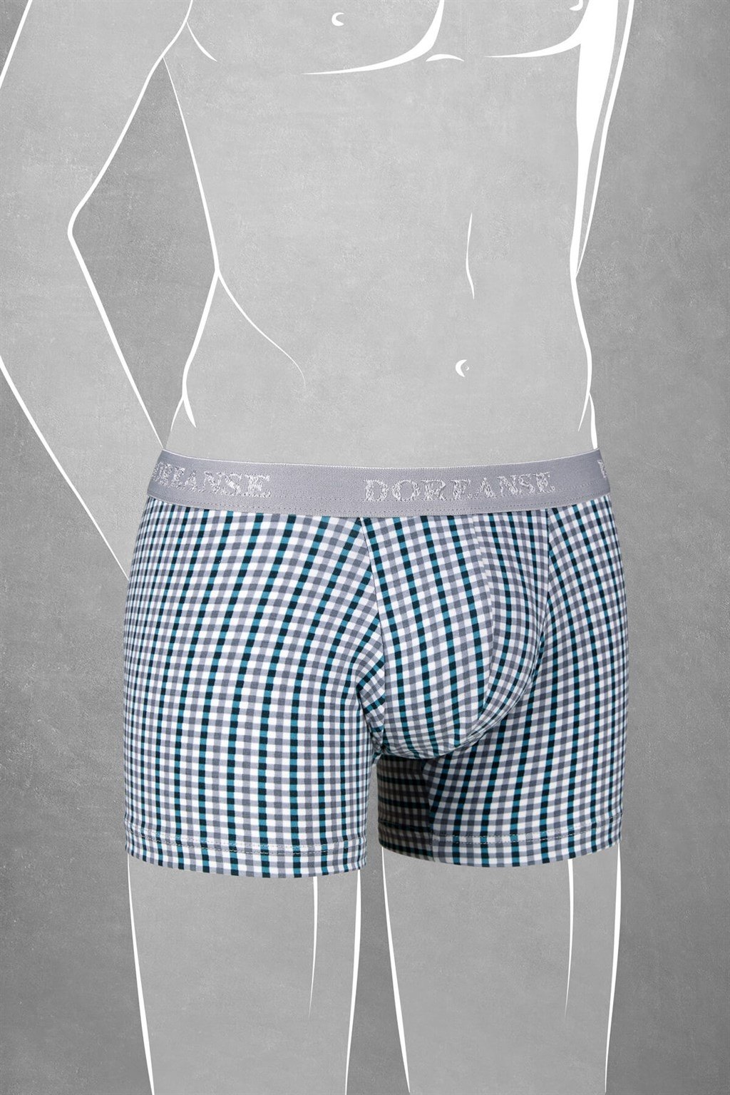 Modal Nokta Desenli Renkli Boxer Doreanse 614 - Görsel