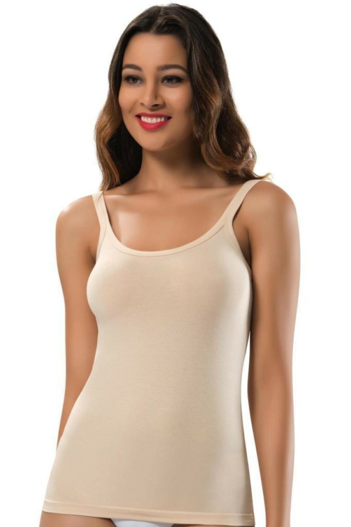 NBB Pamuklu İp Askılı Ribana Atlet NBB 662 - Görsel 3