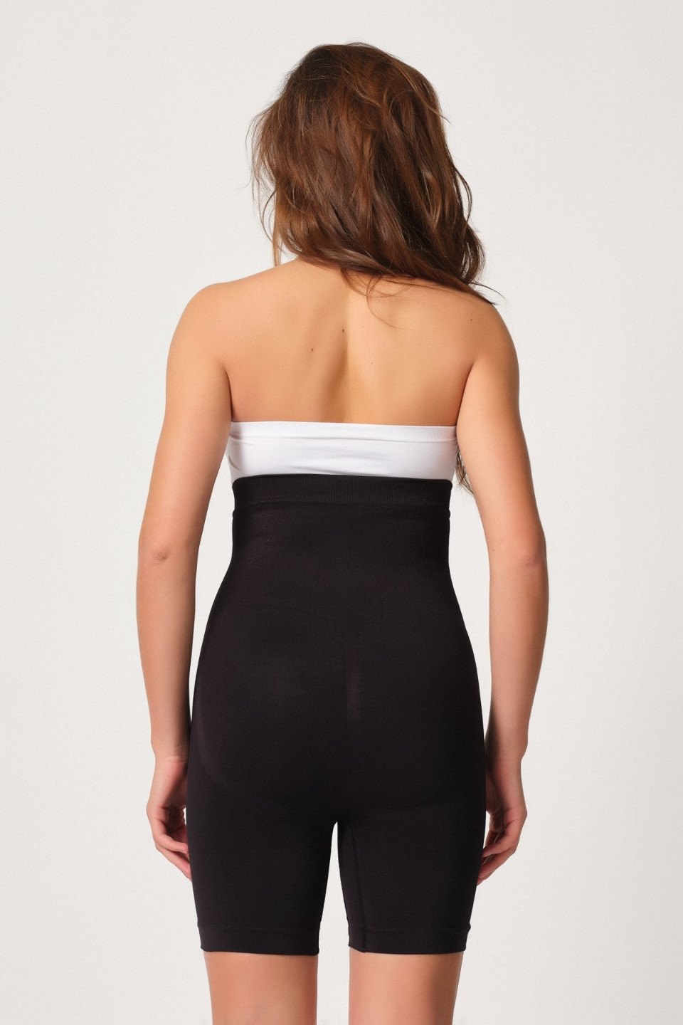 Dikişsiz Yüksek Bel Boxer Korse Emay 2087 - Siyah